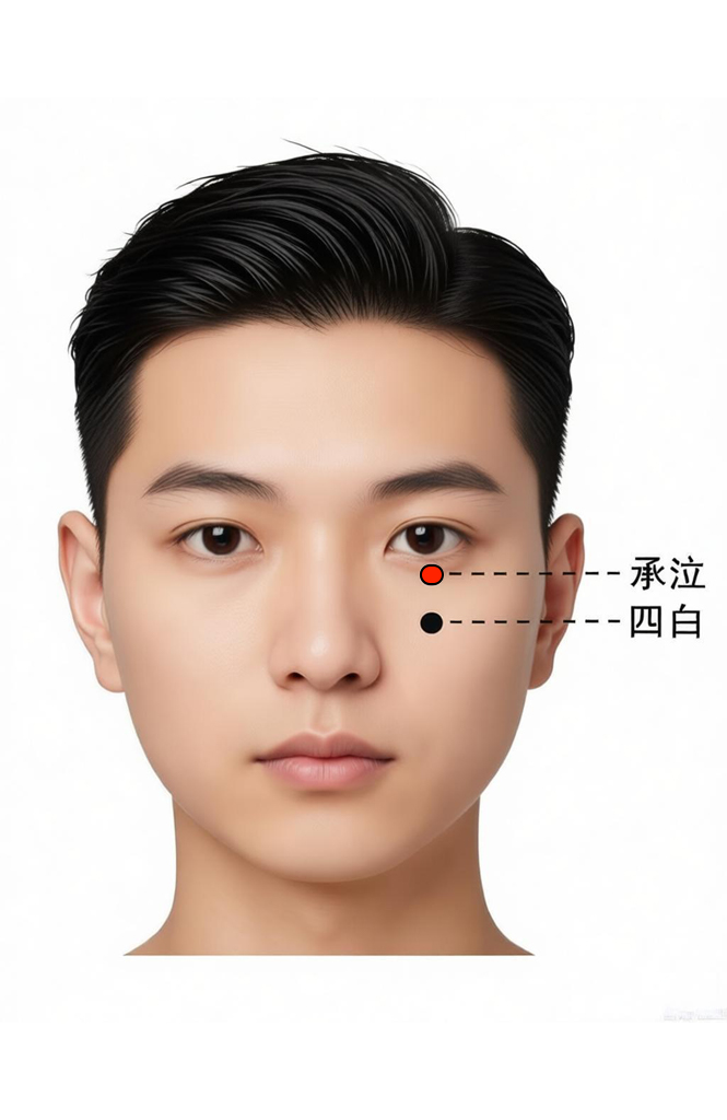 承泣穴 / ST-1 / Chengqi / Receiving Tears