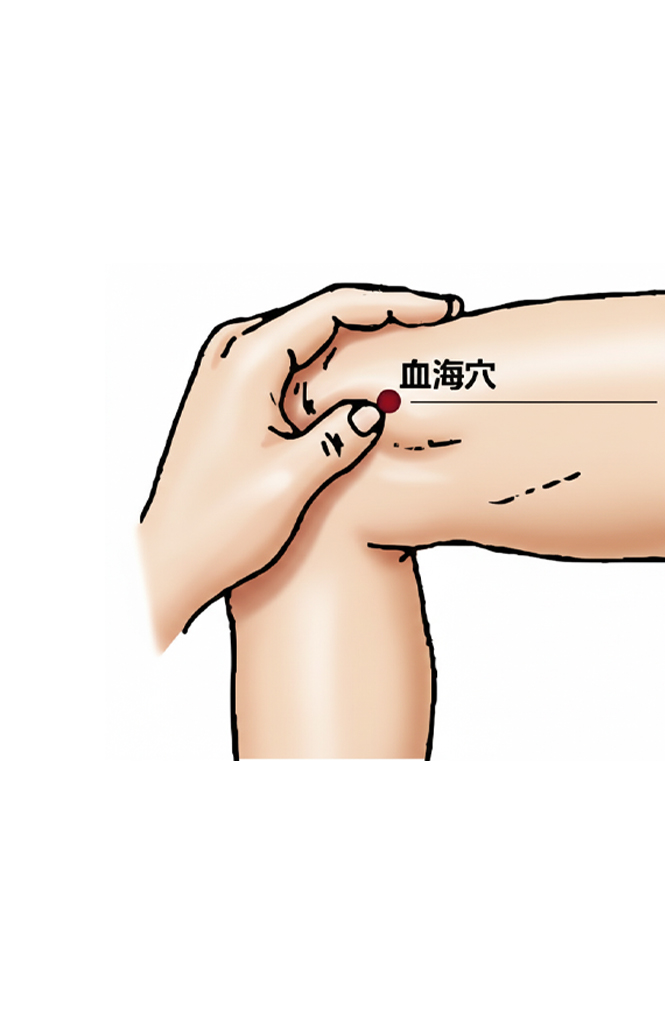 血海穴 / SP10 / xuehai / Sea of Blood / 足太阴脾经 &middot; 络穴 / Xiangluo Point (Connecting Point