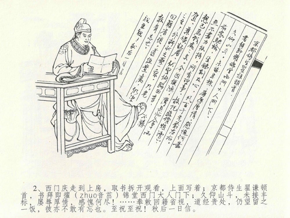 《《金瓶梅全传 ▪ 包占王六兒》18 兰陵笑笑声 中国文苑出版社》连环画第5页